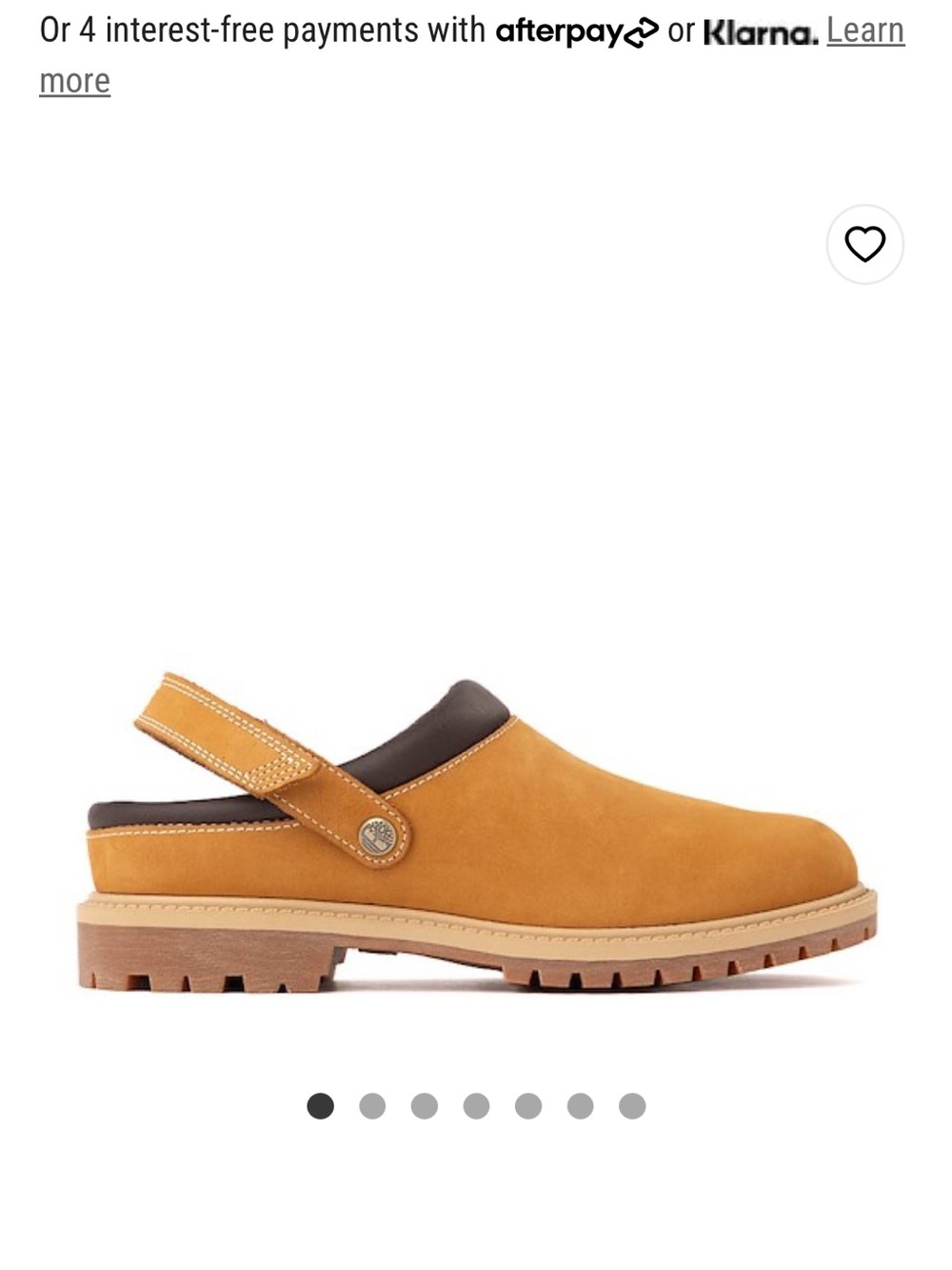 Timberland Women's Wheat Nubuck Slingback Clog — Brown/Black Accents